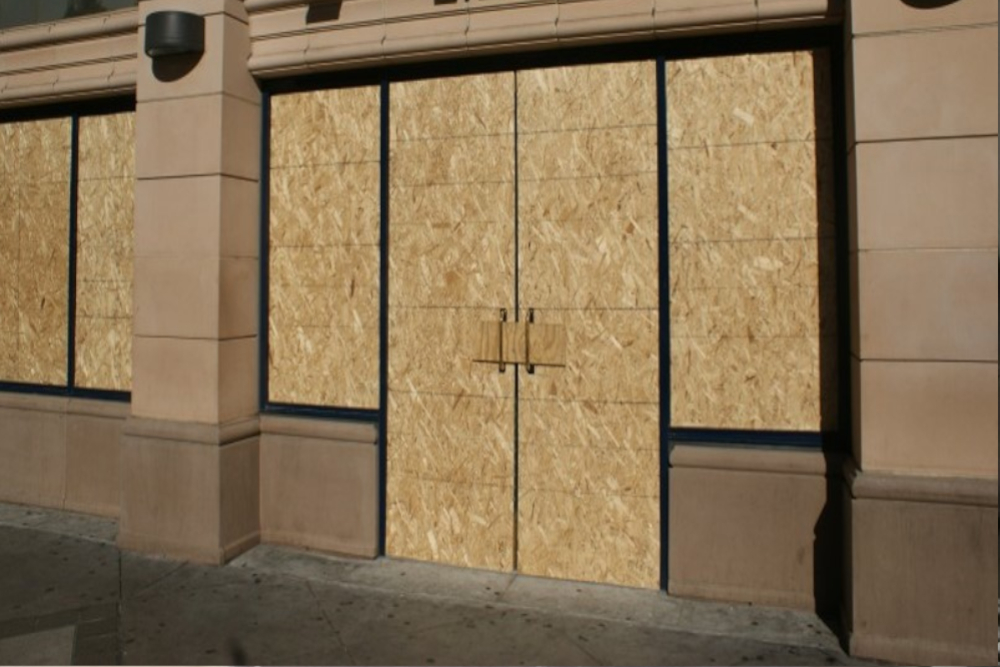 Boarding Up in Bayswater, W2